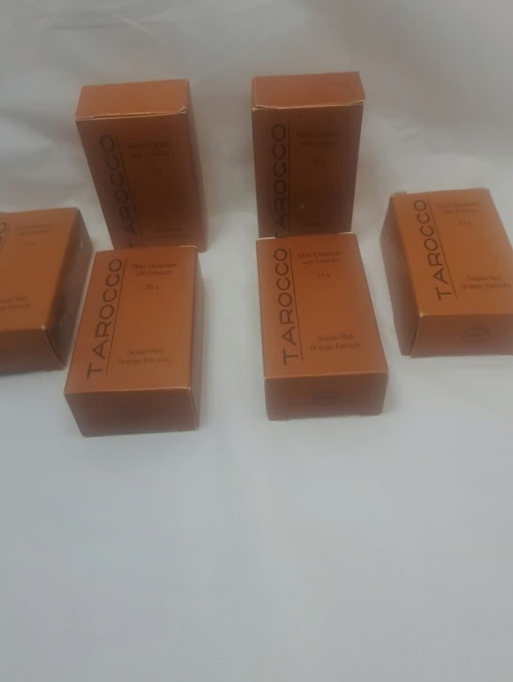 TAROCCO SICILIAN BLOOD ORANGE Skin Cleanser Soap Bars with Exfoliant 35 g-LOT OF